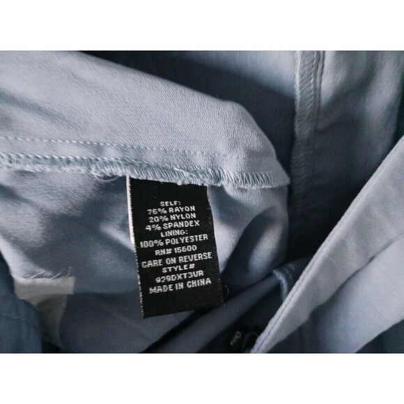 Violets & Roses Chino Pants Straight Leg Stretch Blue Size 10/30 NWOT - Picture 5 of 6